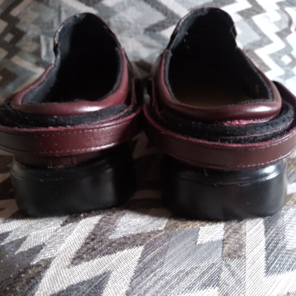 Womens Nature's Stride Nantucket genuine leather therapeutic clog size 7, brown - Picture 4 of 10